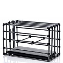 Master Series Kennel Adjustable Puppy Cage With Padded Board 1