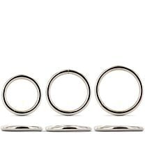 Master Series Trine Steel Cock Ring Collection 1