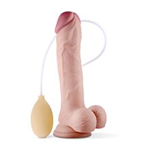 UberKinky Soft Ejaculation Cock With Balls 7 Inches 3