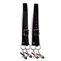 Master Series Spread Labia Spreader Straps With Clamps 1
