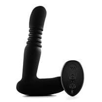 Silicone Thrusting Anal Plug With Remote Control  1