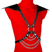Uberkinky Demon Leather Bondage Harness