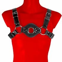 Uberkinky Hole In One Strap On Chest Harness