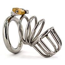 Spiral Stainless Steel Male Chastity Device 1