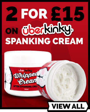 2 for £15 on UberKinky Whipped Cream Soothing Spanking Cream
