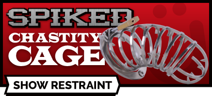 UberKinky Spiked Chastity Cage